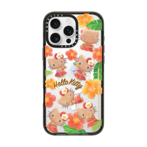 iPhone 16 Pro Max - Sun-Kissed Hello Kitty Sticker Phone Case