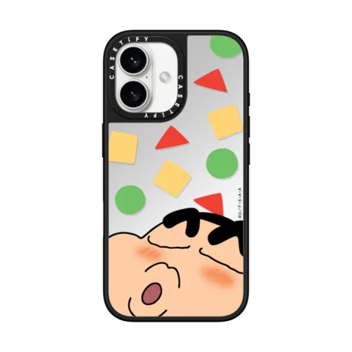 iPhone 16 - Crayon Shinchan Face Case - Kiss