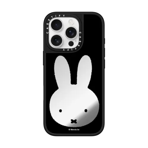 iPhone 16 Pro - Miffy Black Mirror Frame Case