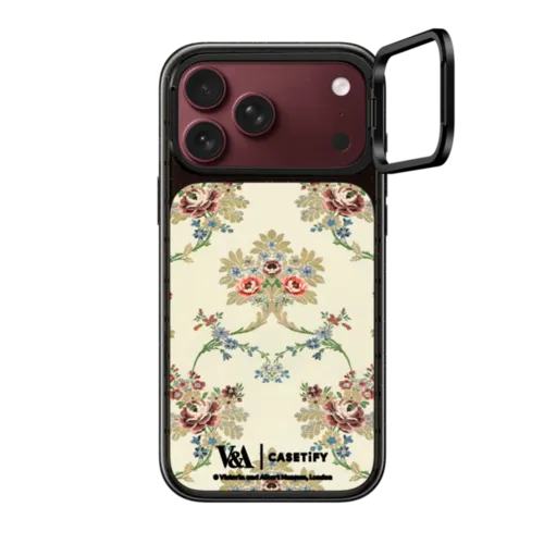 iPhone 18 Pro Max - V&A Rococo Edit, Brocaded Roses Case