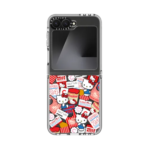 Galaxy Z Flip7 FE - Hello Kitty Sticker Case