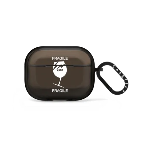 AirPods Pro 3 - FRAGILE Glass Earbuds Case