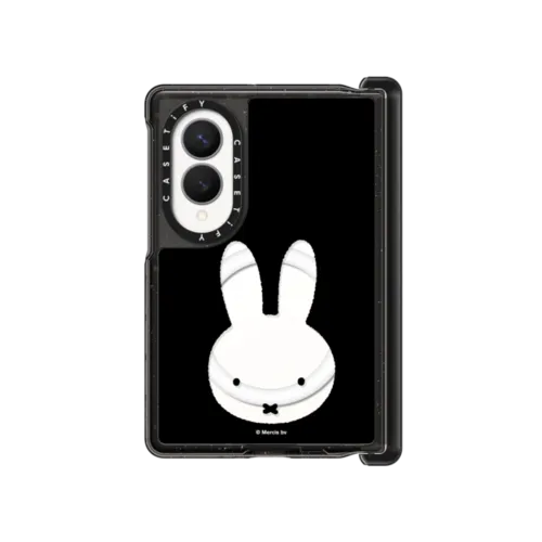 Galaxy Z Fold8 - Miffy Black Mirror Frame Case