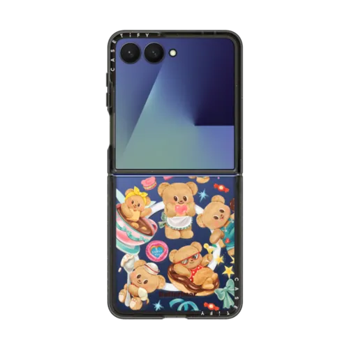 Galaxy Z Flip7 - Butterbear Stickermania Case