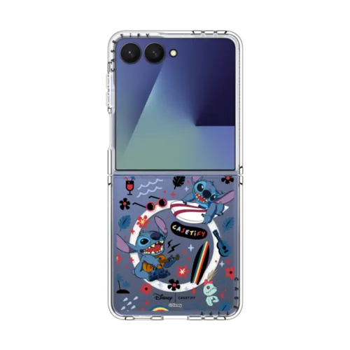 Galaxy Z Flip7 - Stitch Surfer Case
