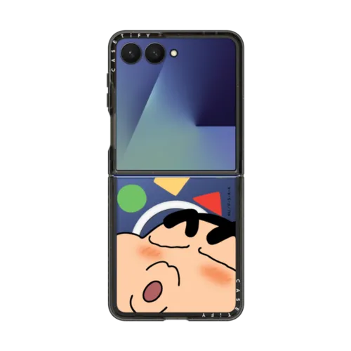 Galaxy Z Flip7 - Crayon Shinchan Face Case - Kiss