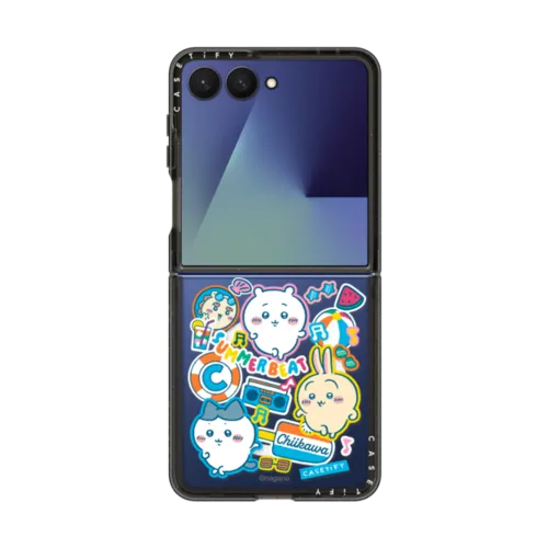 Galaxy Z Flip7 - Chiikawa Summer Party Sticker Case