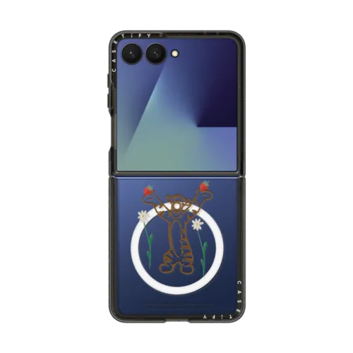 Galaxy Z Flip7 - Winnie The Pooh & Friends Embroidered Phone Case - Tigger