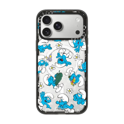 iPhone 17 Pro Max - The Smurfs Jumbled Pattern Case