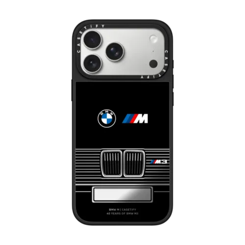 iPhone 17 Pro Max - BMW M3 E30 Car Plate Custom Case - BLACK II