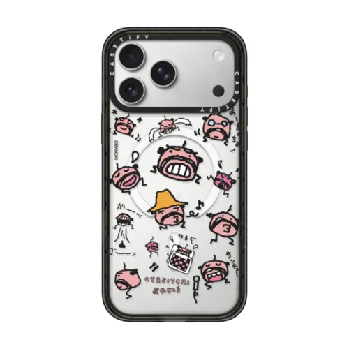 iPhone 17 Pro Max - Tamagotchi Oyajitchi Medley Pattern Case