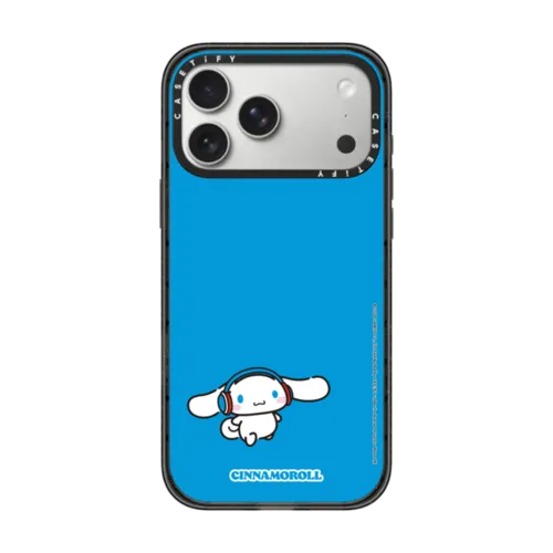 iPhone 17 Pro Max - Sanrio Puppy Pals - Cinnamoroll with you Custom Case - Blue - Strolling