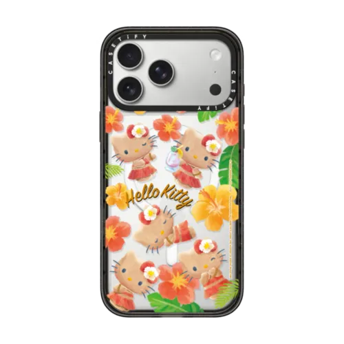 iPhone 17 Pro Max - Sun-Kissed Hello Kitty Sticker Phone Case