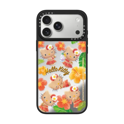 iPhone 17 Pro Max - Sun-Kissed Hello Kitty Sticker Phone Case