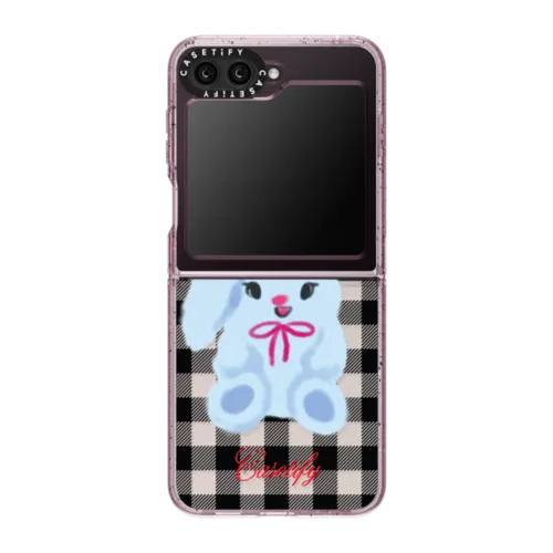 Galaxy Z Flip5 - Bunny with Plaid