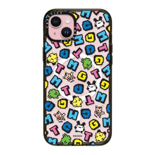 iPhone 15 Plus - Tamagotchi Jumbo Pattern Case