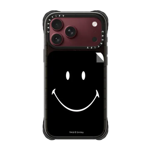 iPhone 18 Pro Max - Original Smiley Phone Case - Black Edition