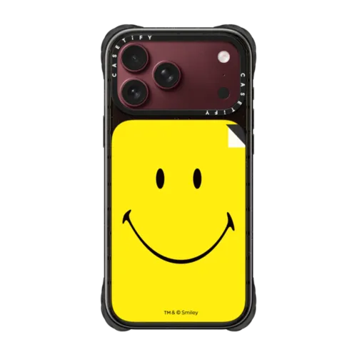 iPhone 18 Pro Max - Original Smiley Phone Case - Yellow Edition