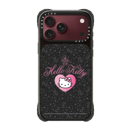 iPhone 18 Pro Max - Hello Kitty Wild Leopard Case - Black