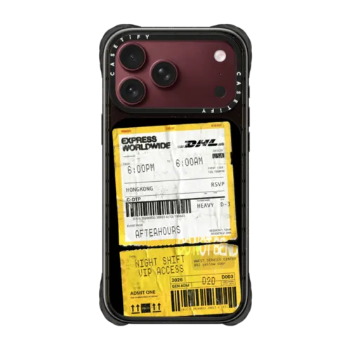 iPhone 18 Pro Max - DHL Waybill Ticket Case