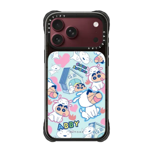 iPhone 18 Pro Max - Crayon Shinchan Sticker & Name Custom Case