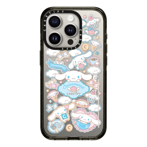 iPhone 15 Pro - Cinnamoroll Lovely Cafe Sticker Case