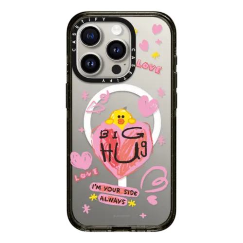 iPhone 15 Pro - LINE FRIENDS Pink Love Case