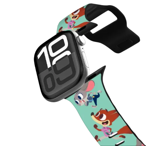 Apple Watch Series 10 (46mm) - Nick and Judy Pattern Watch Band
