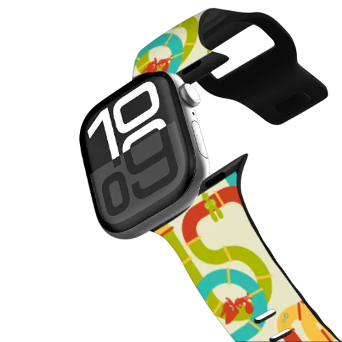 Apple Watch Series 10 (46mm) - Zootopia 2 Tubes Pattern Watch Band