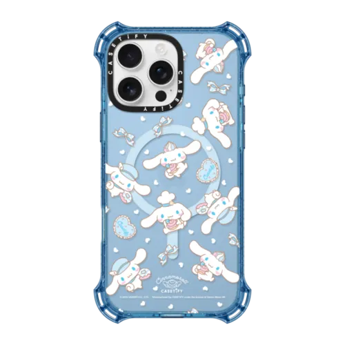 iPhone 16 Pro Max - Cinnamoroll Dessert Pattern Case - Blue Case Edition