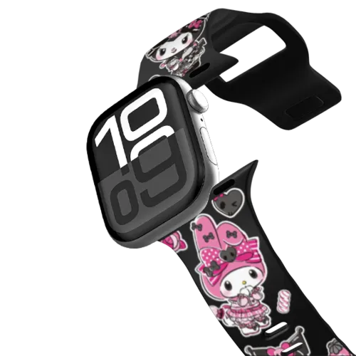 Apple Watch Series 10 (42mm) - My Melody & Kuromi Pattern Watch Band