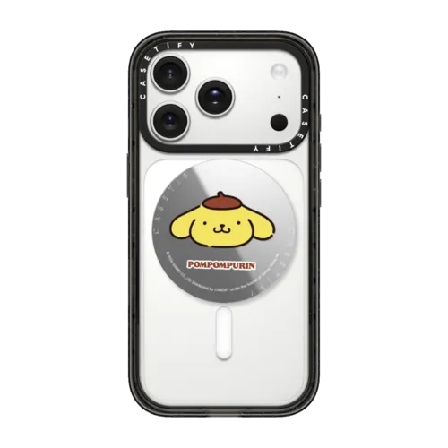 Snappy Grip Stand - Sanrio Puppy Pals - Pompompurin with you Snappy Grip Stand