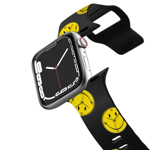 Apple Watch Series 7-9 (45mm) - Time to Smile Pattern Watch Band