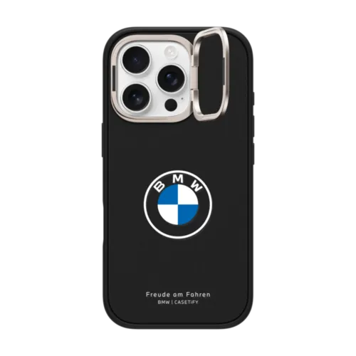 iPhone 16 Pro - BMW Collectible Aluminium Ring Stand Case