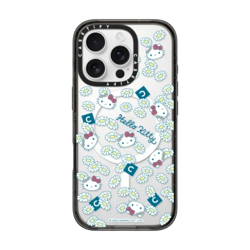 iPhone 16 Pro - Daisy and Hello Kitty Stickermania Case
