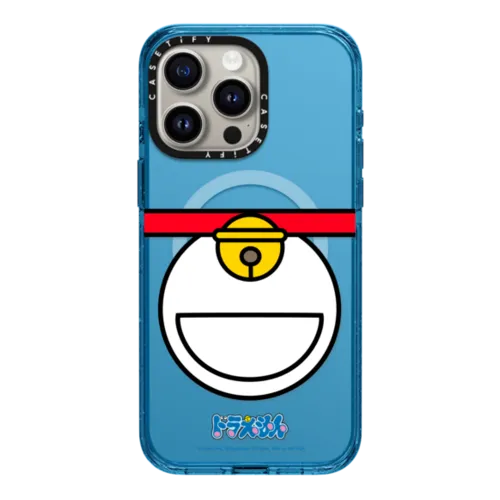 iPhone 15 Pro Max - Doraemon Bell Case - Blue Case Edition
