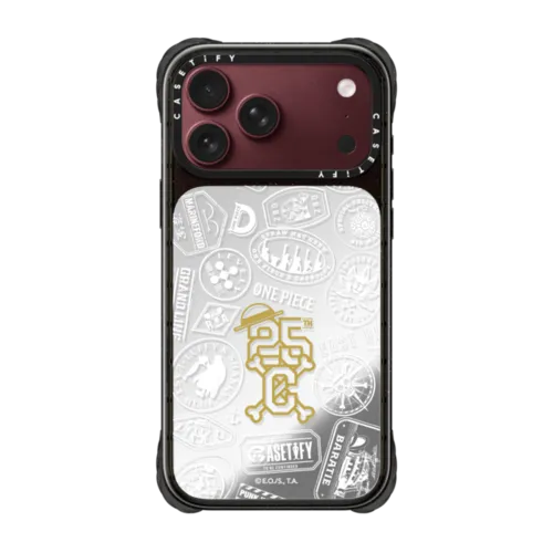 iPhone 18 Pro Max - ONE PIECE 25th Chronicle Stamp Case (Matte Black)