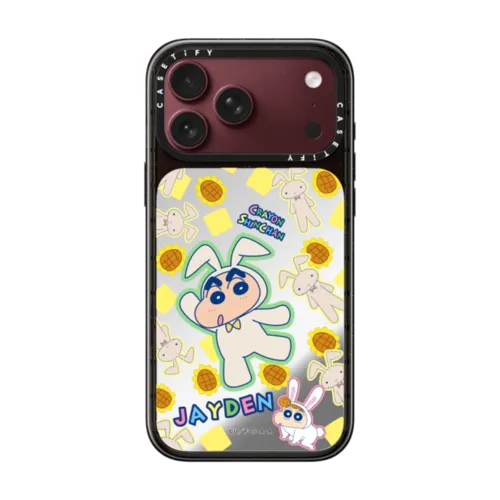 iPhone 18 Pro Max - Crayon Shinchan Sticker & Name Custom Case