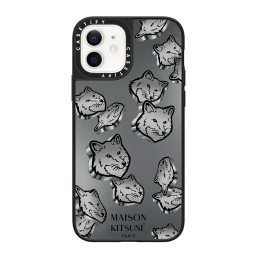 iPhone 12 - Maison Kitsuné Silver Case