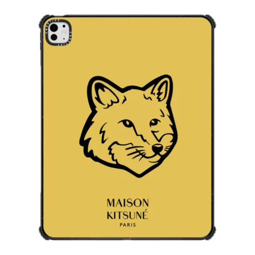 iPad Pro 13-inch (M4) - Maison Kitsuné Bold Fox Head Tournesol Tablet Case