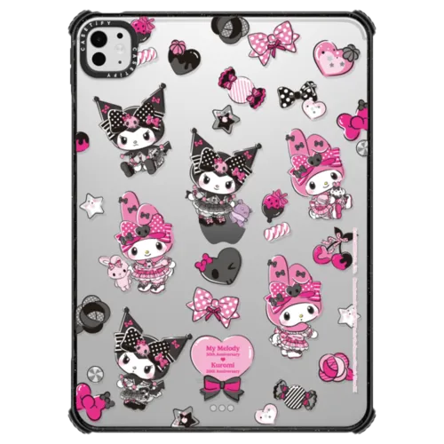 iPad Pro 11-inch (M4) - My Melody & Kuromi Pattern Tablet Case
