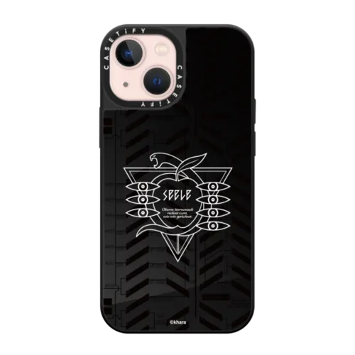 iPhone 13 Mini - Evangelion Custom Logo Phone Case - SYNC Rate - SEELE