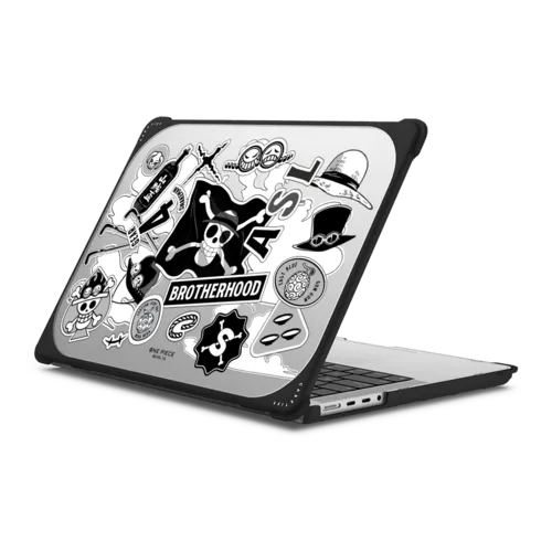 MacBook Pro 14-inch (M1 - M4) - Brotherhood Monotone Sticker MacBook Case