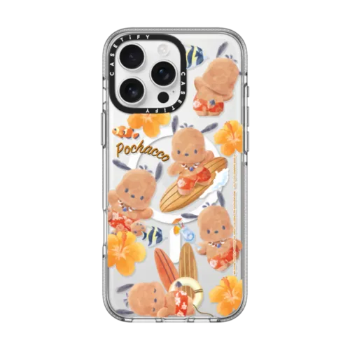 iPhone 16 Pro Max - Sun-Kissed Pochacco Sticker Phone Case