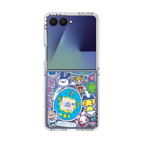 Galaxy Z Flip7 - Tamagotchi Stickermania Case