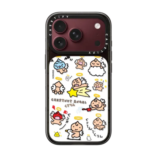 iPhone 18 Pro - Tamagotchi Chestnut Angel Medley Pattern Case