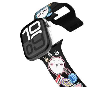 Apple Watch Series 10 (46mm) - Chiikawa Luggage Sticker Watch Band