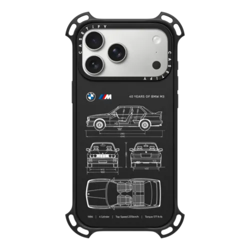 iPhone 17 Pro Max - BMW M3 E30 Blueprint Case