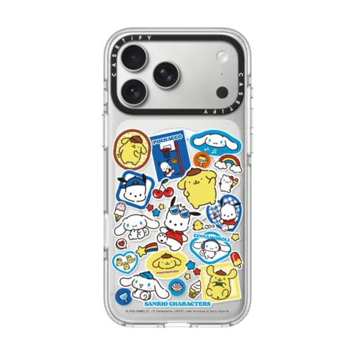 iPhone 17 Pro Max - Sanrio Puppy Pals Sticker Mania Case