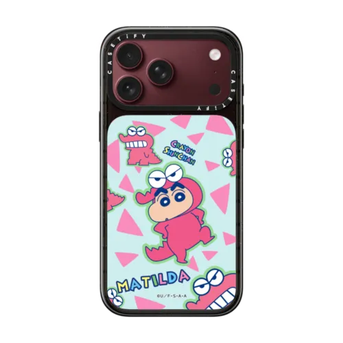 iPhone 18 Pro Max - Crayon Shinchan Sticker & Name Custom Case